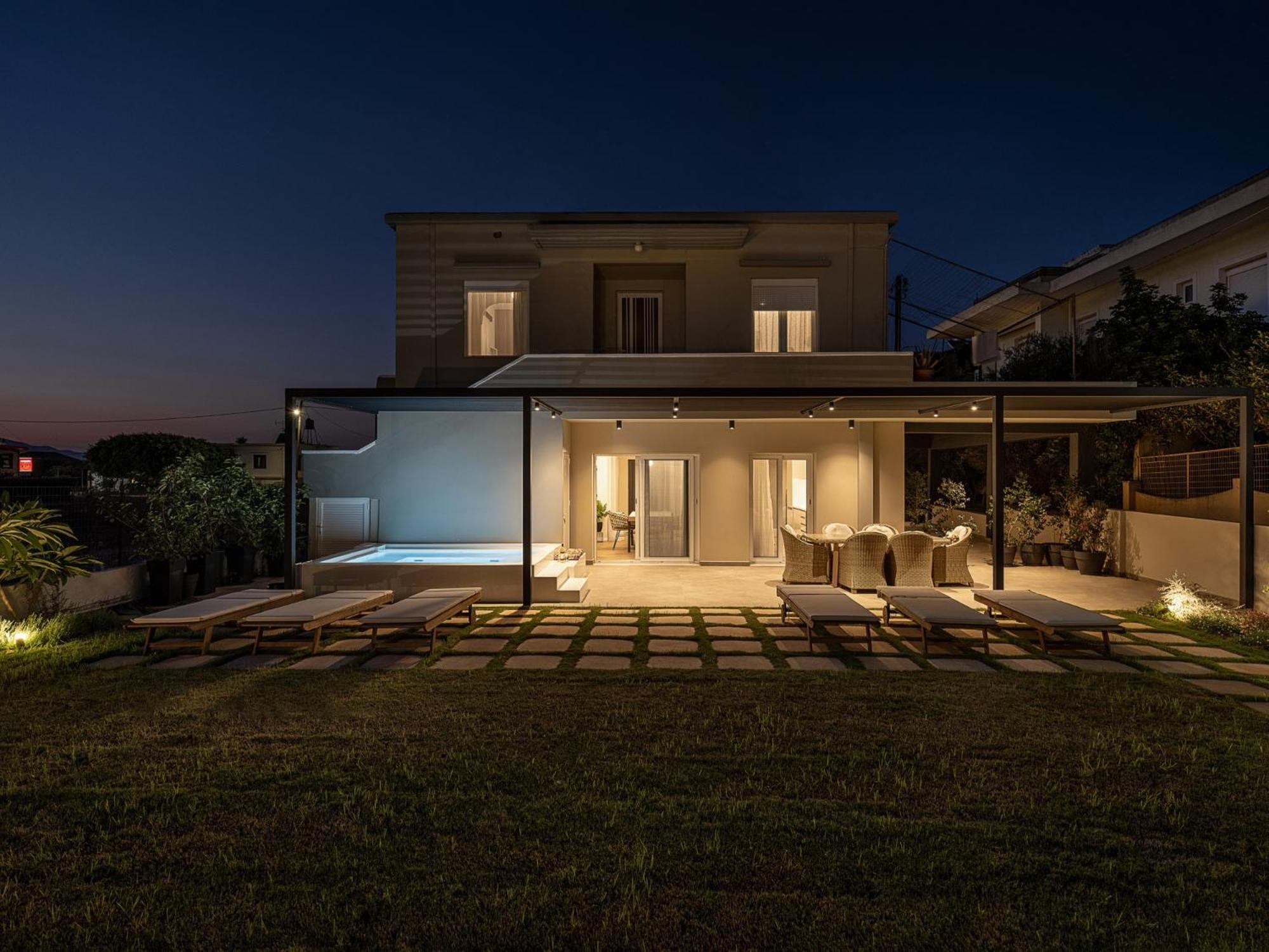 Happyhouse Villa Kíssamos Esterno foto
